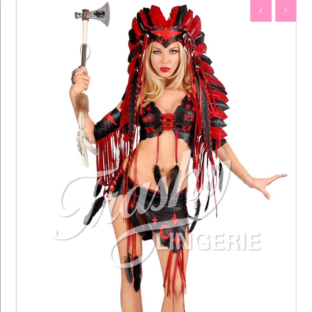 TRASHY LINGERIE original Halloween - native Indian